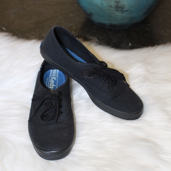 Keds Shoes - Keds, black canvas lace up sneakers